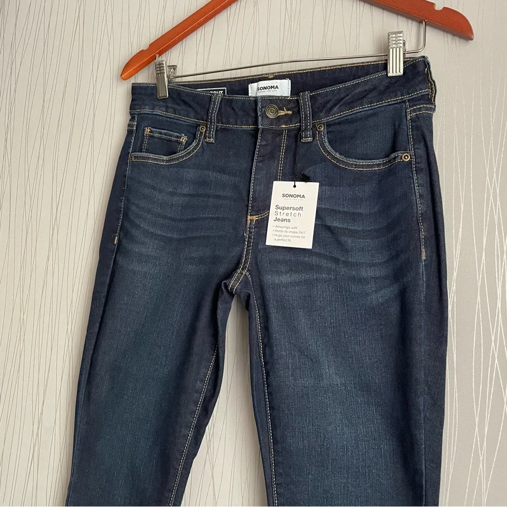 Sonoma Bootcut Jeans Dark Wash Stretch Women’s size 6 - Picture 3 of 12